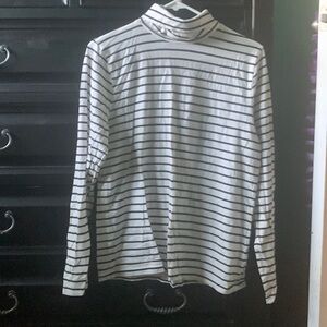 J Crew long sleeve shirt with turtleneck. Large size
